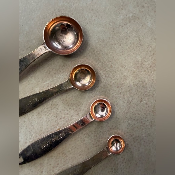 4Pc Giadzy Copper Plate Measuring Spoons - Picture 5 of 8